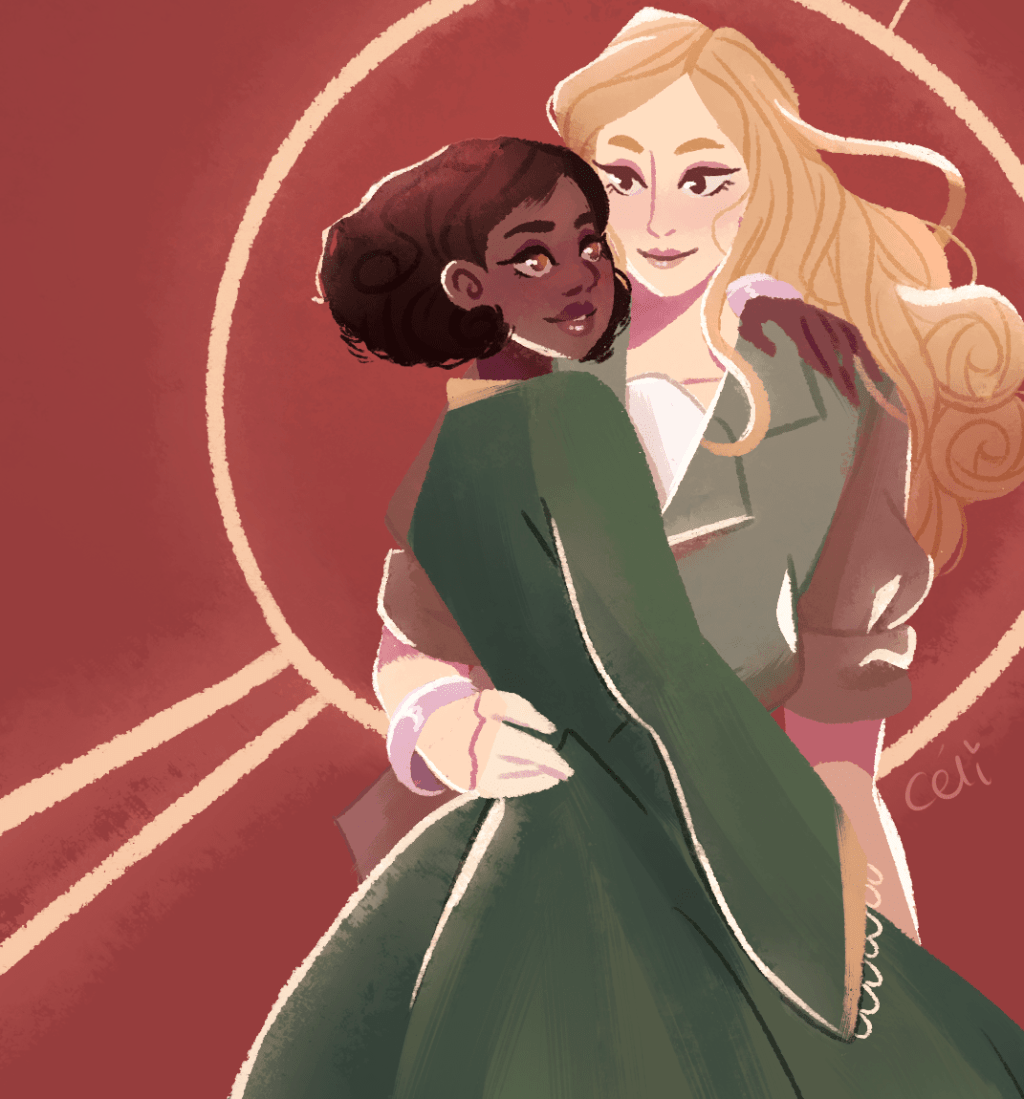 A Picture of Mary Belle and Blondie